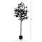 5ft. Artificial Halloween Black Eucalyptus Tree